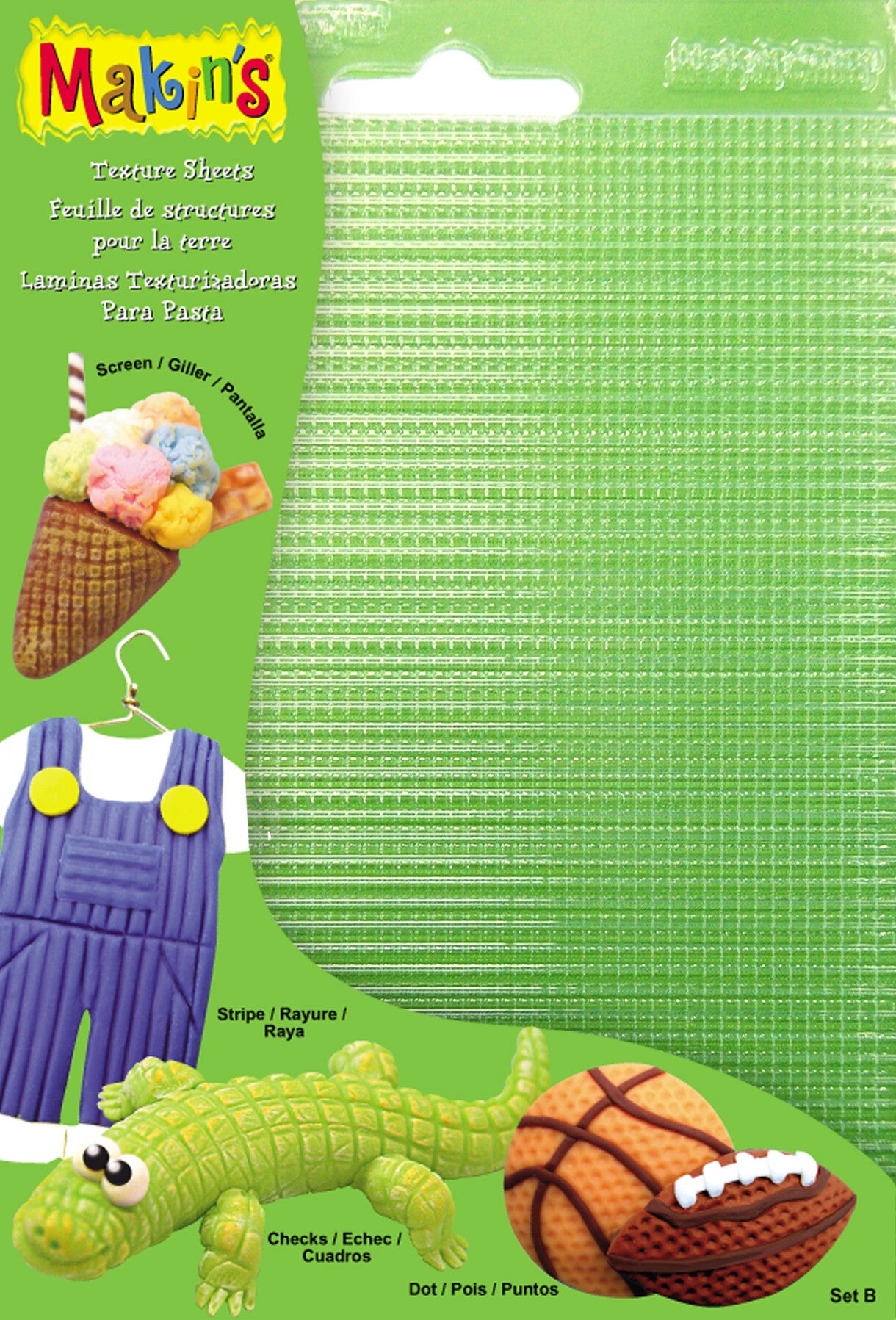 Makins Texture Sheets Set B (Stripe, Checks, Screen, Dot)