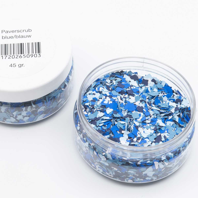 Paverscrub Blauw 45 gram