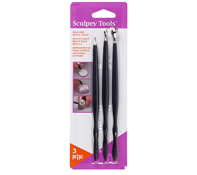Sculpey Dual End Tools, set of 3 (ASSD01)