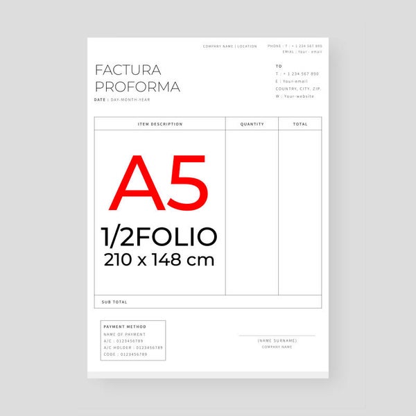 Talonarios autocopiativos A5