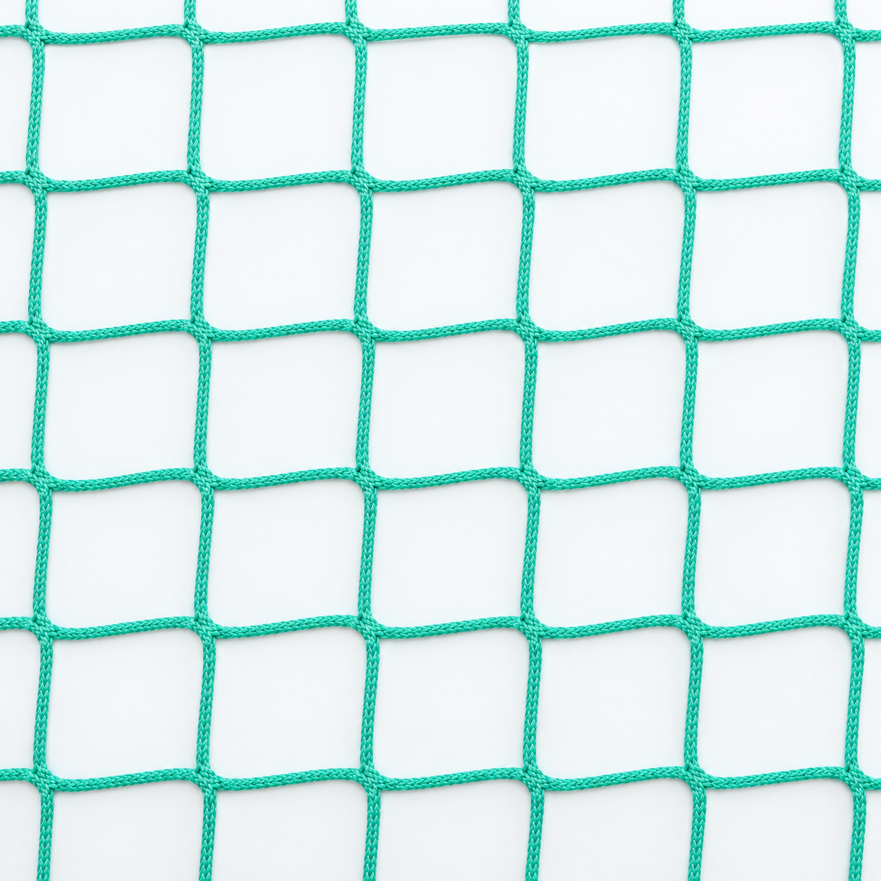 Ballfangnetz Höhe 6 m mit 10 × 10 cm Maschenweite und 4 mm Garnstärke