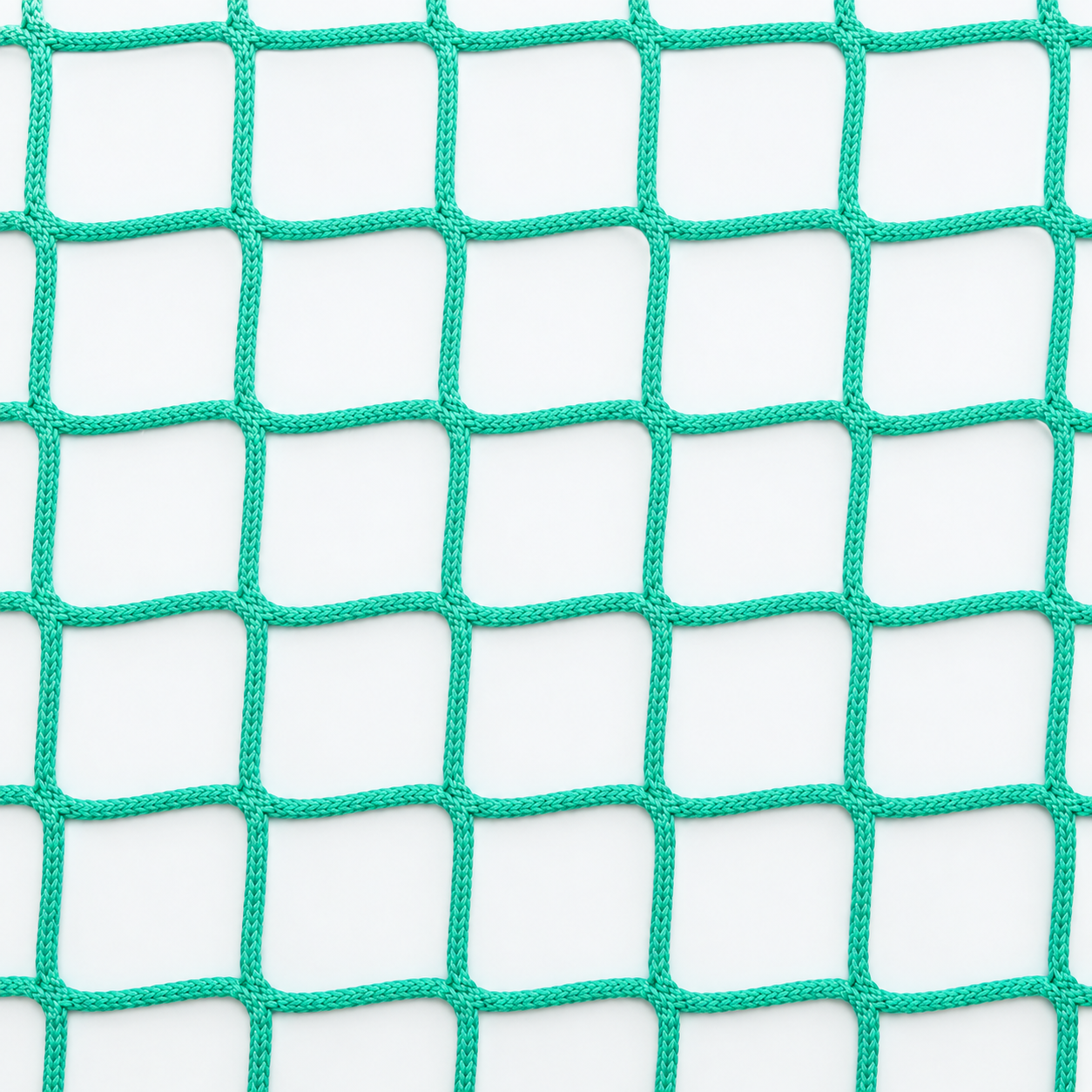 Ballfangnetz Höhe 6 m mit 10 × 10 cm Maschenweite und 5 mm Garnstärke