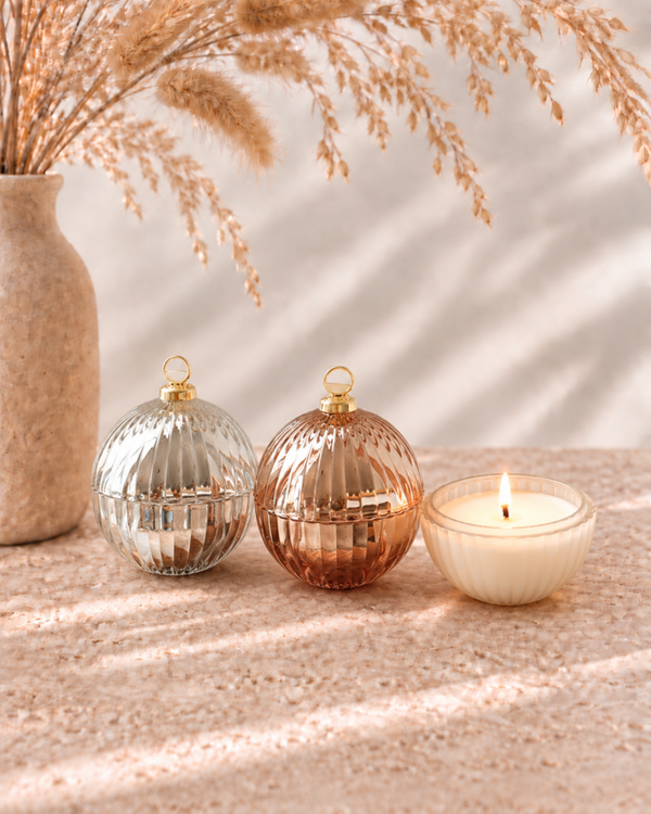 Kerstbal Pastel - per stuk