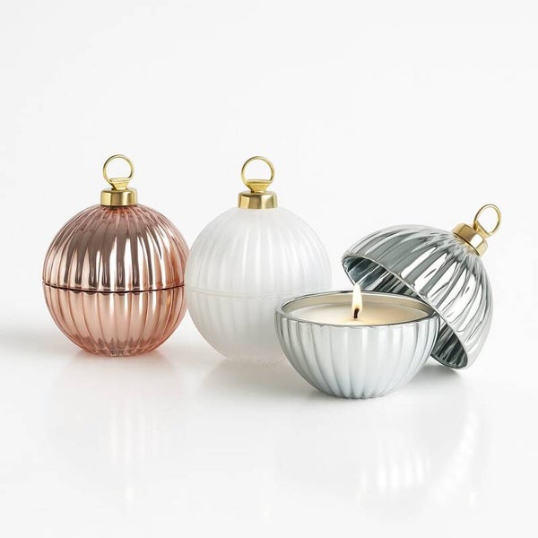 Kerstbal Pastel - per stuk