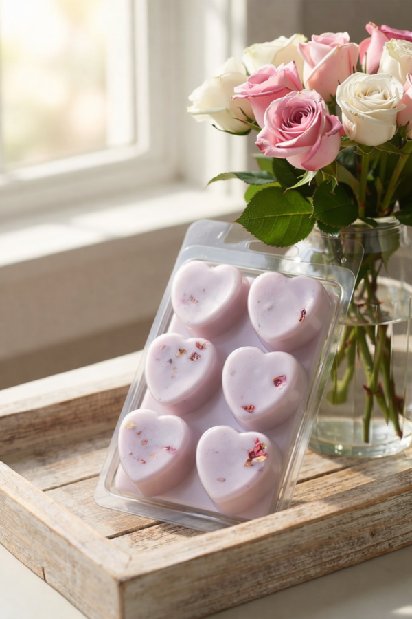 Fluwelen Rozeblaadjes - Wax smelts