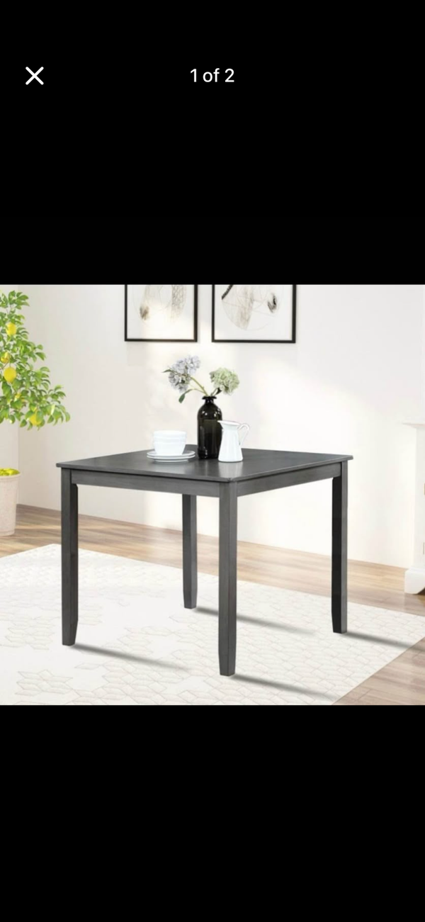 Grey dining table