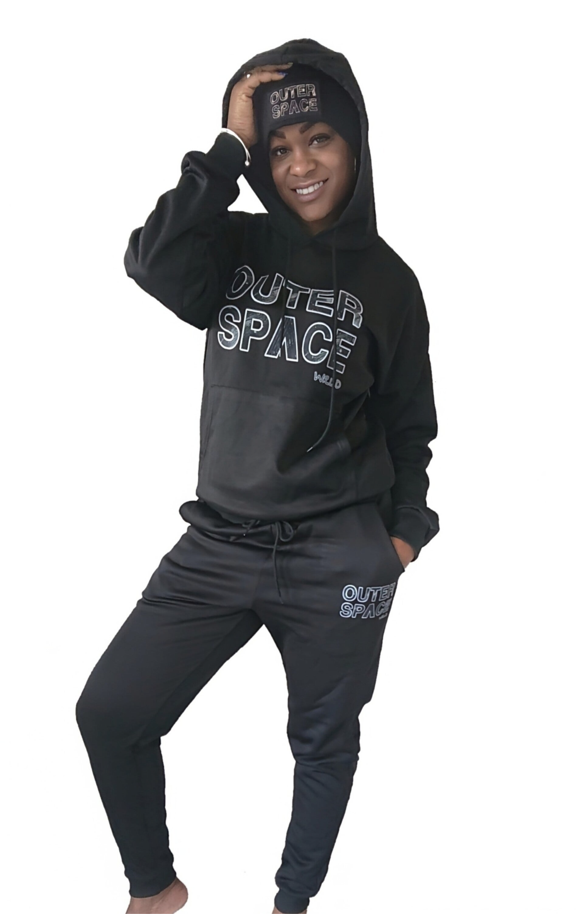 Womens Logo Track Suit Black