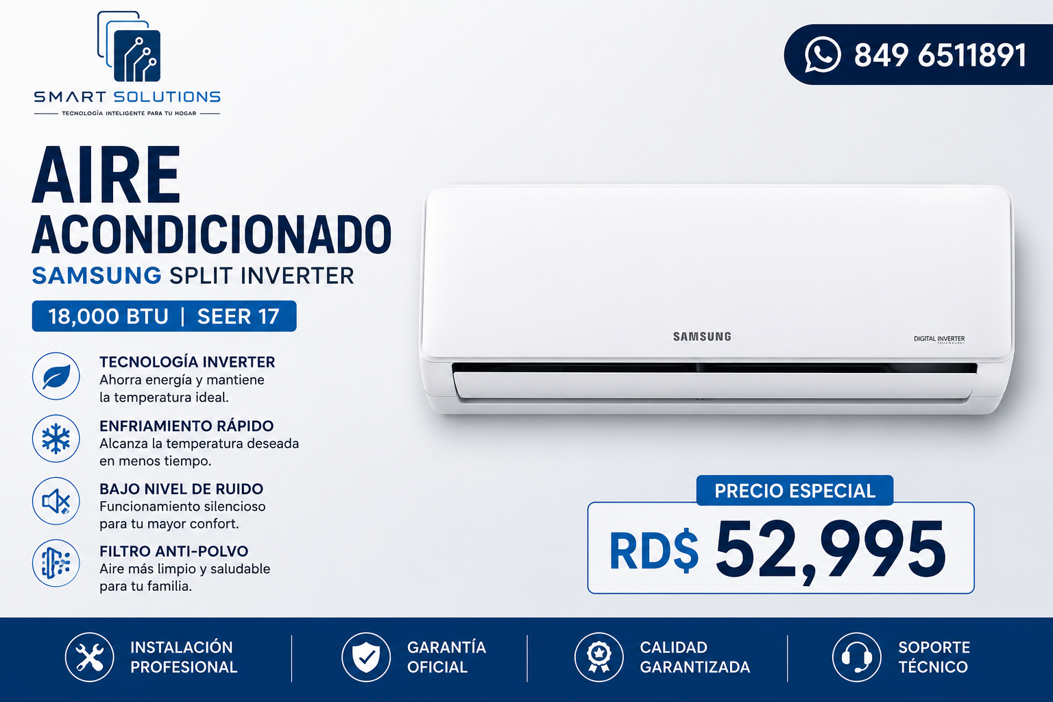 Aire Acondicionado Split Inverter