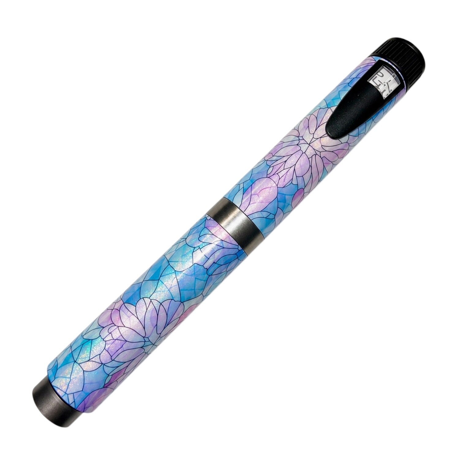 Watercolor Floral Mosaic- Iridescent Finish