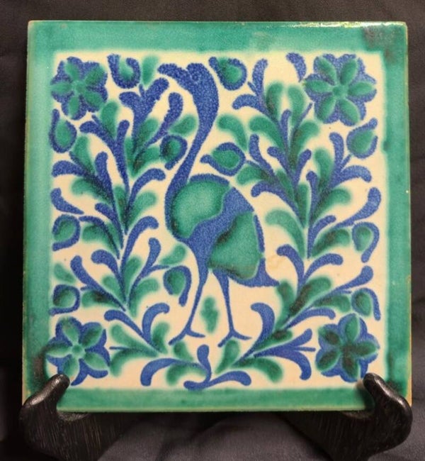 Decoratieve Spaanse Wandtegel – Handbeschilderd | 20x20 cm