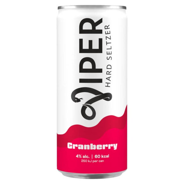 Viper hard seltzer cranberry
