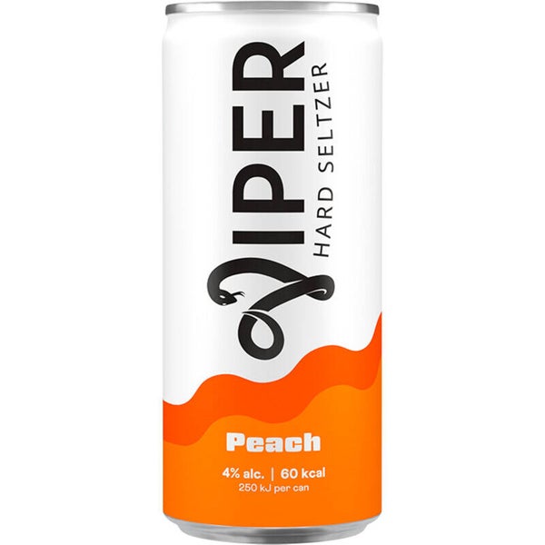 Viper hard seltzer peach