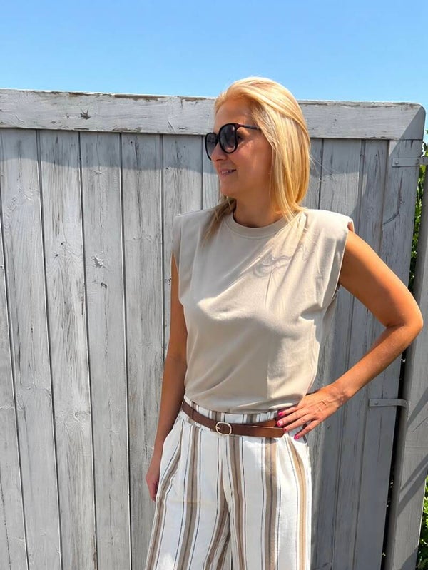 Beige top
