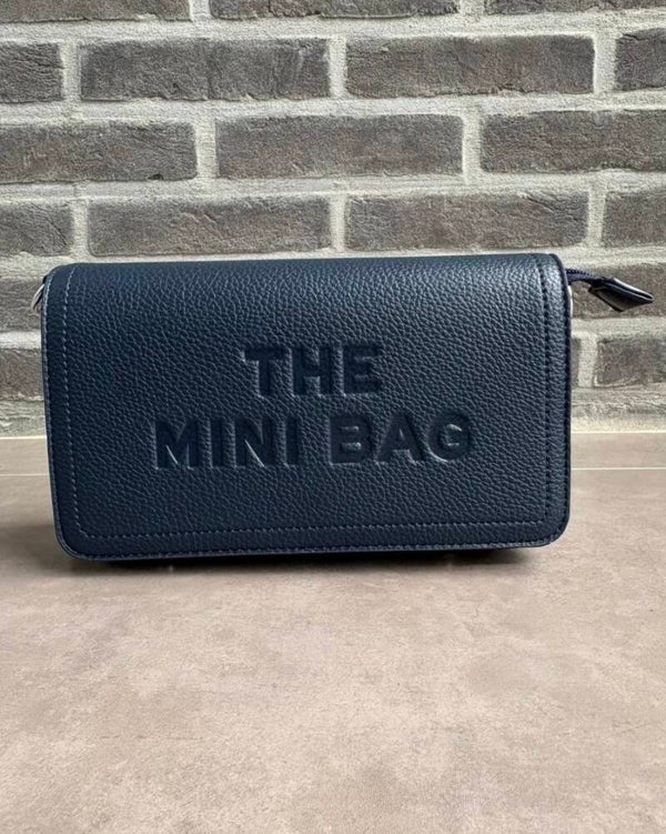 Kleine donkerblauwe schoudertas