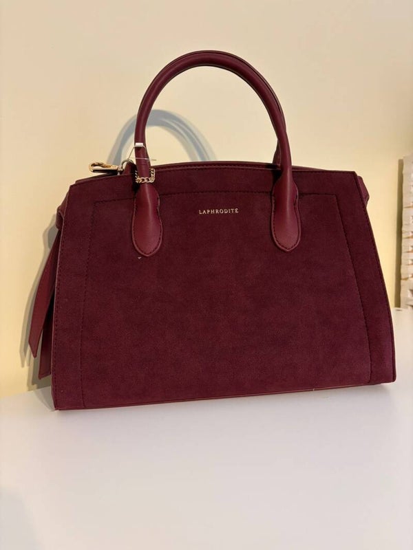 Bordeaux suėde handtas