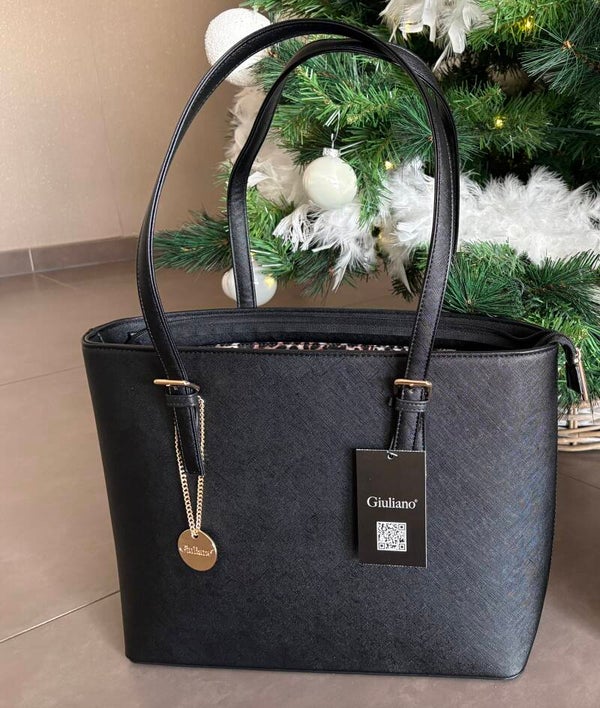 Grote zwarte handtas