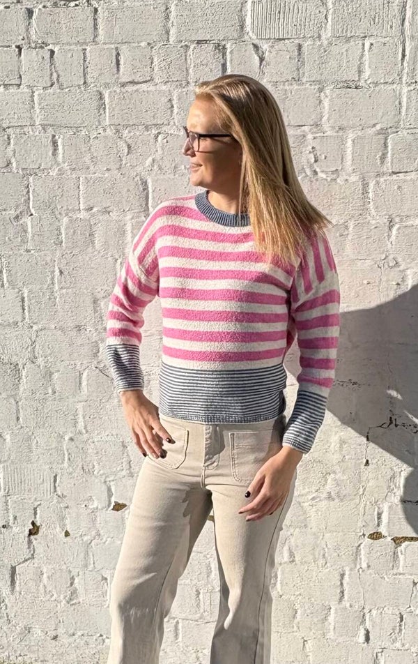 Gestreepte pull - Terra di Siena