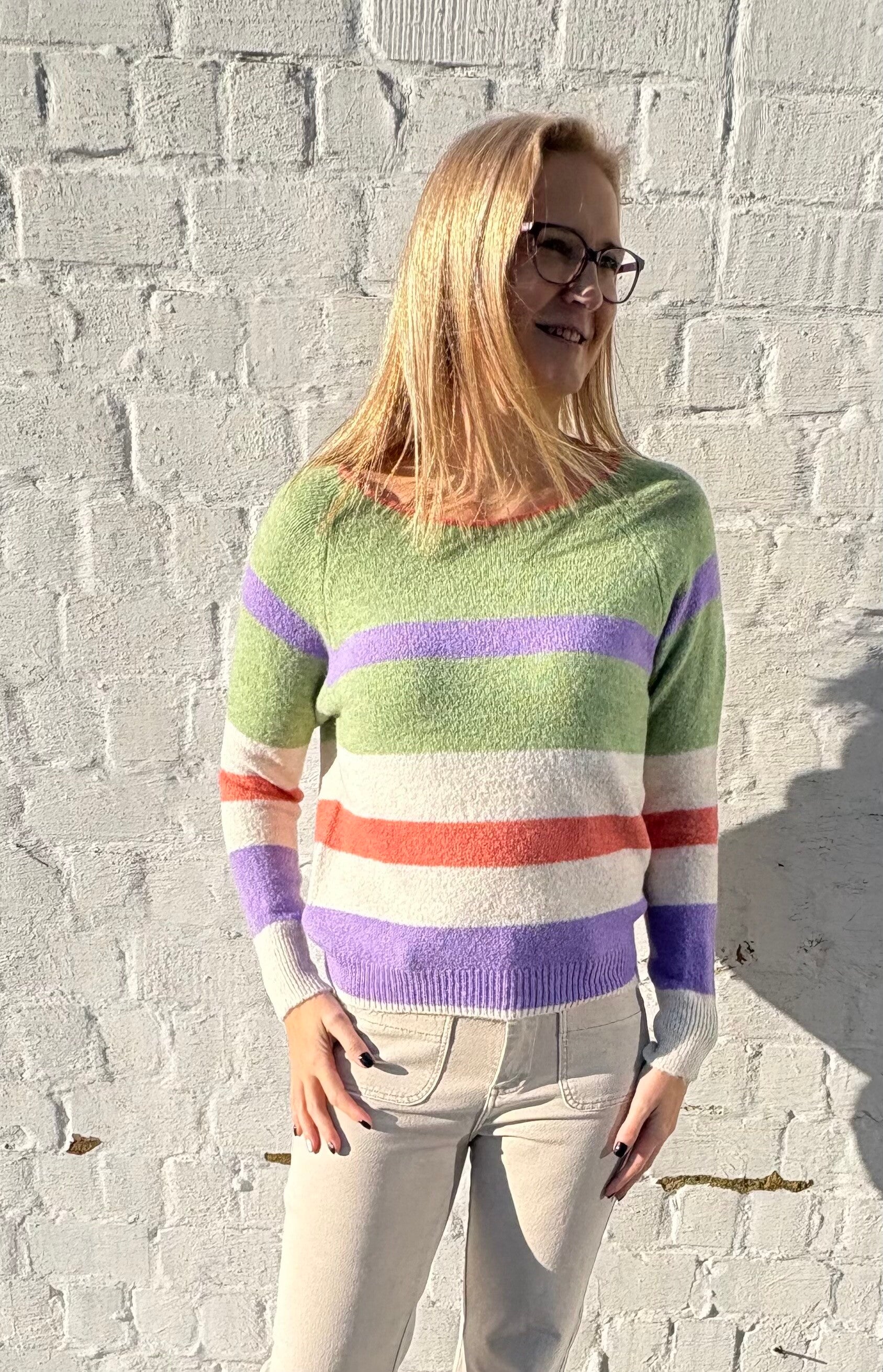 Gestreepte pull - Terra di Siena