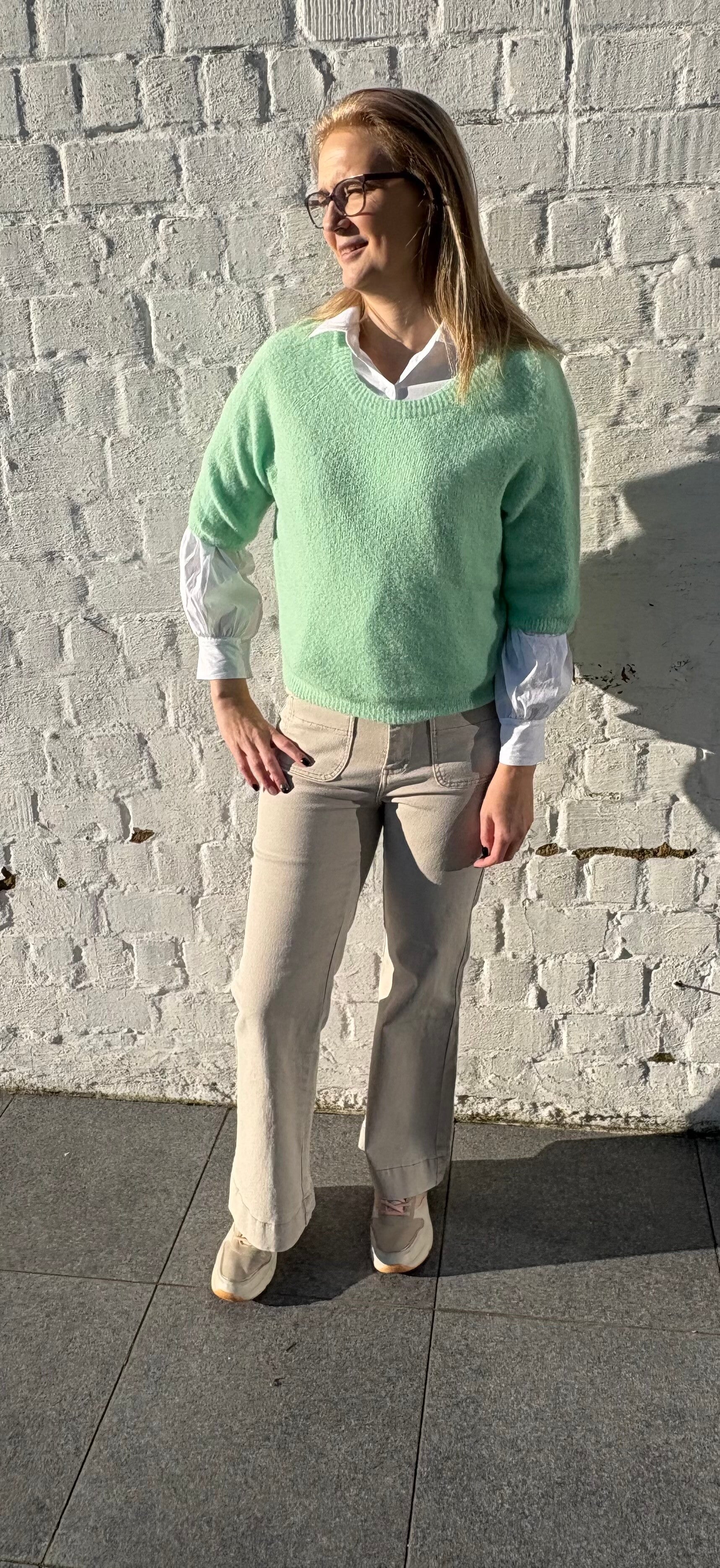 Terra di Siena shirt met korte mouwen