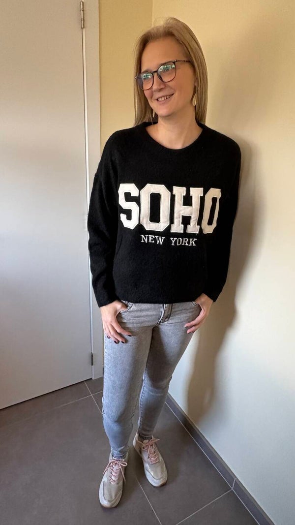 Zwarte pull Soho