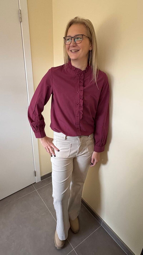 Bordeaux blouse
