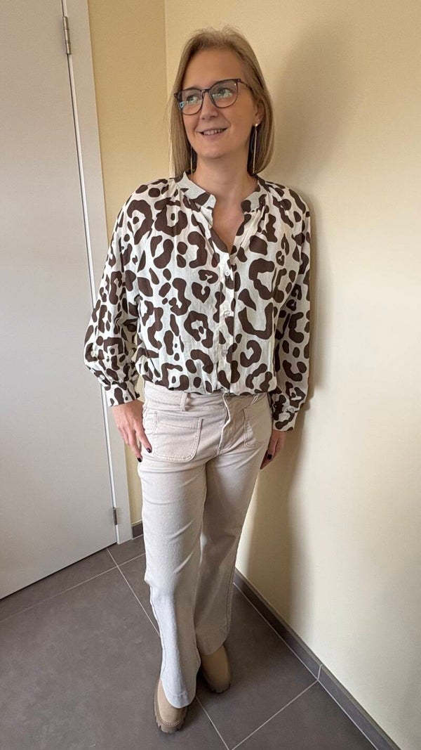 Blouse met print