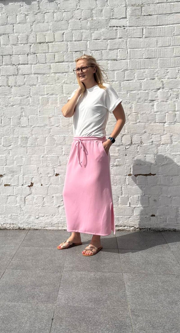 Lange roze rok