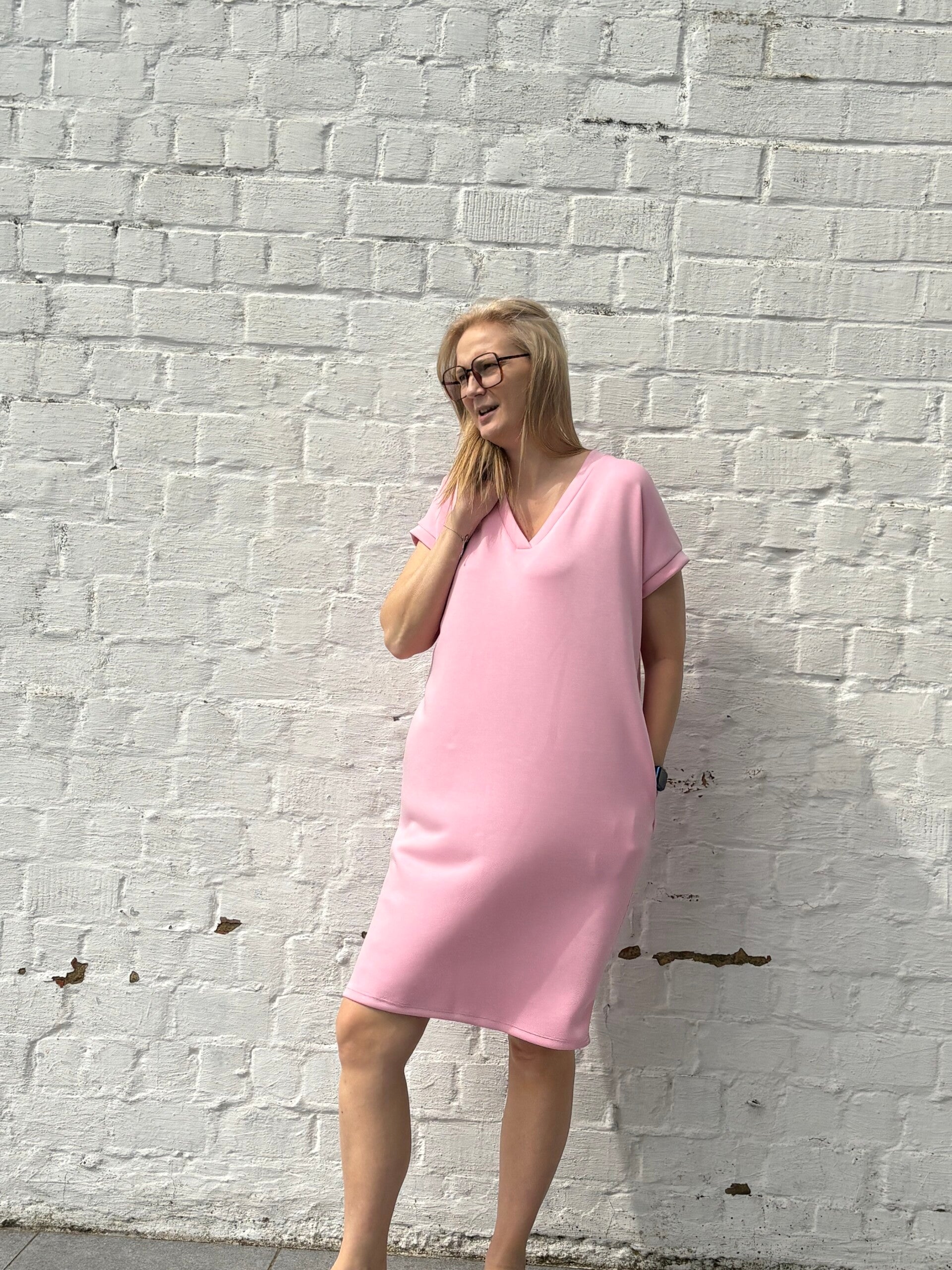 Roze jurk