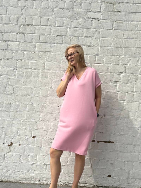 Roze jurk