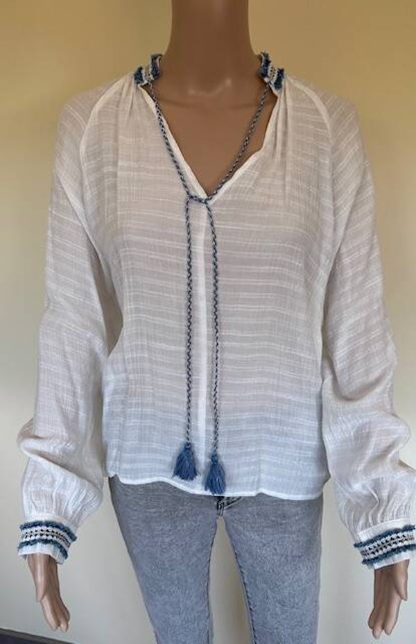 Witte blouse