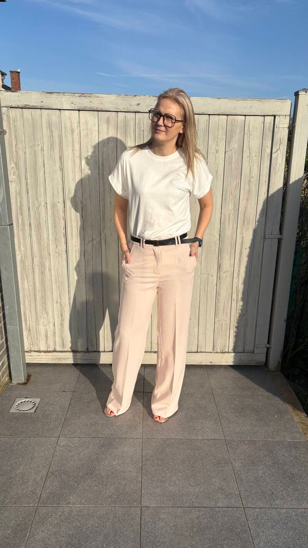 Lichtroze broek