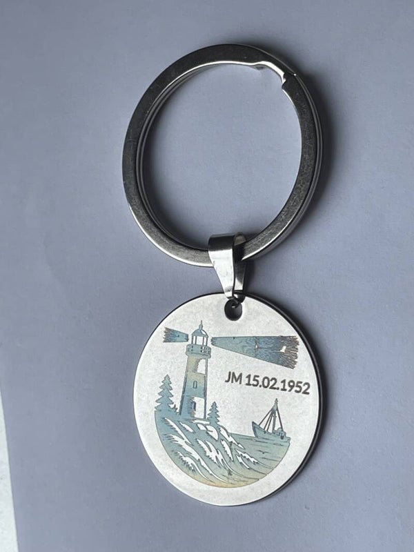 Porte-clef souvenir "Phare" Personnalisé