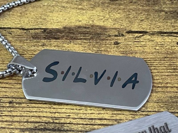 Pendentif Prénom (typo "Friends")