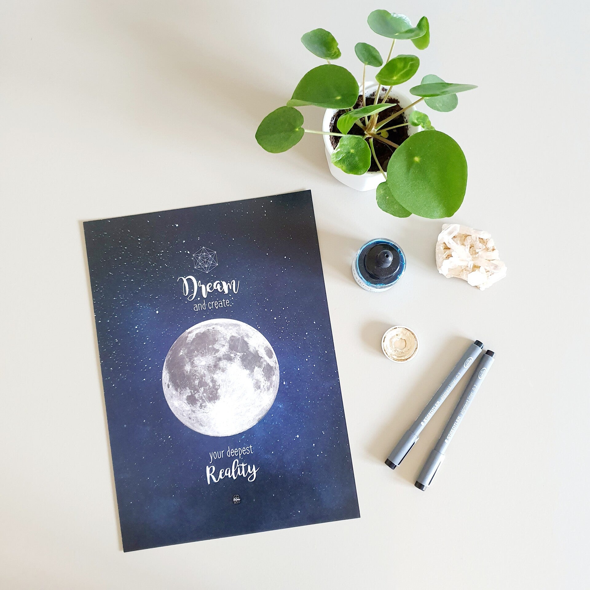 Dream and create - Artprint