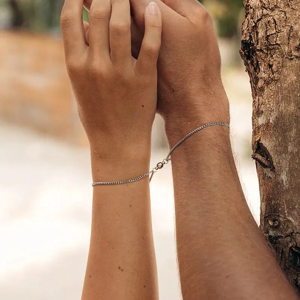 Bracelets Couples ( Argent )
