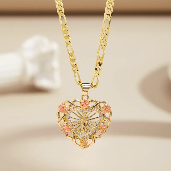 La Chaîne Vierges Guadeloupe ✨️ ( forme cœur)