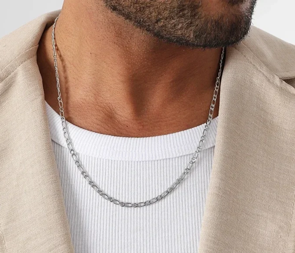 Chaîne Figaro en argent 💎