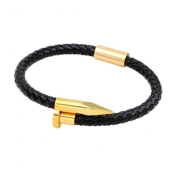 Bracelet Eternity Cuir et Titane