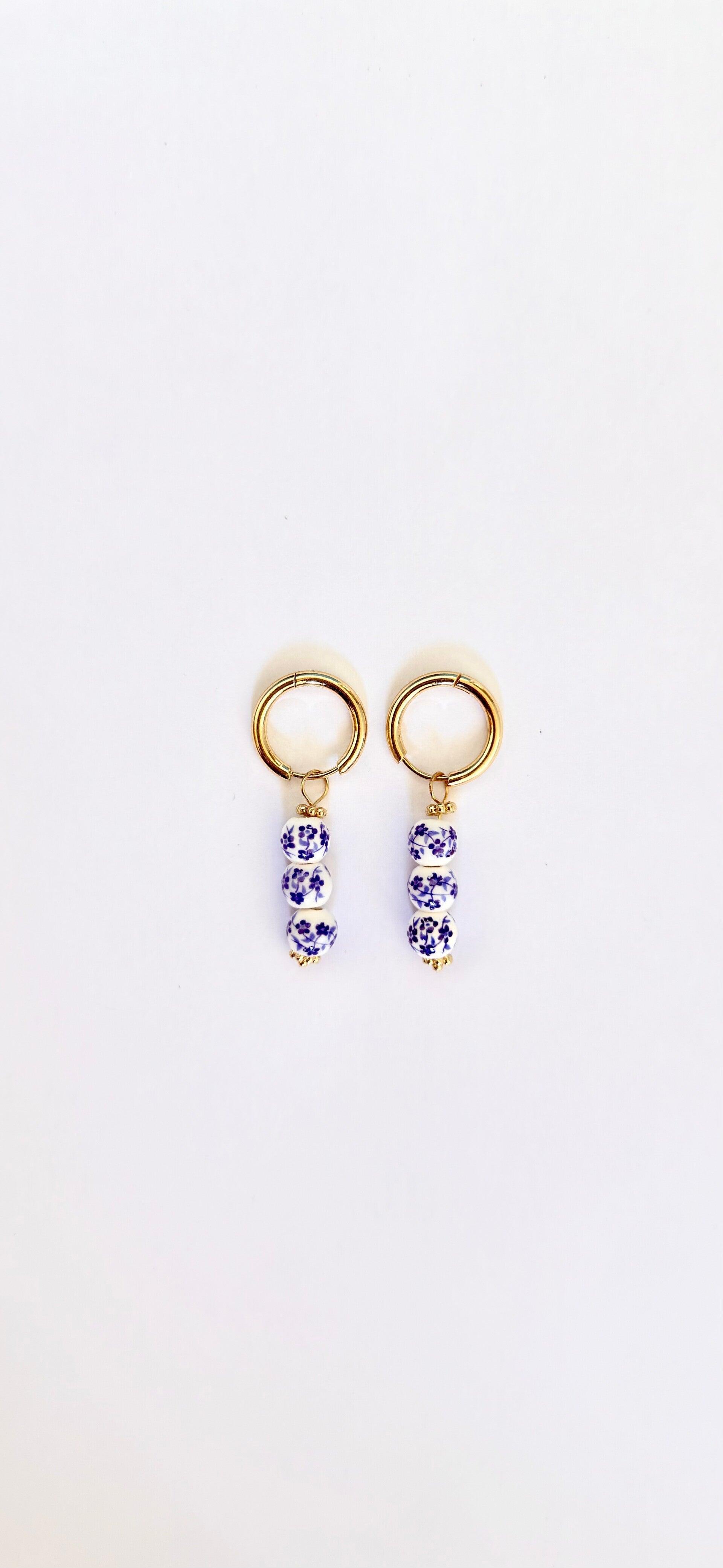 Boucle d’oreille Porcelaine