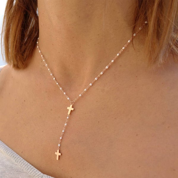 La Chaîne double croix ( style chapelet )