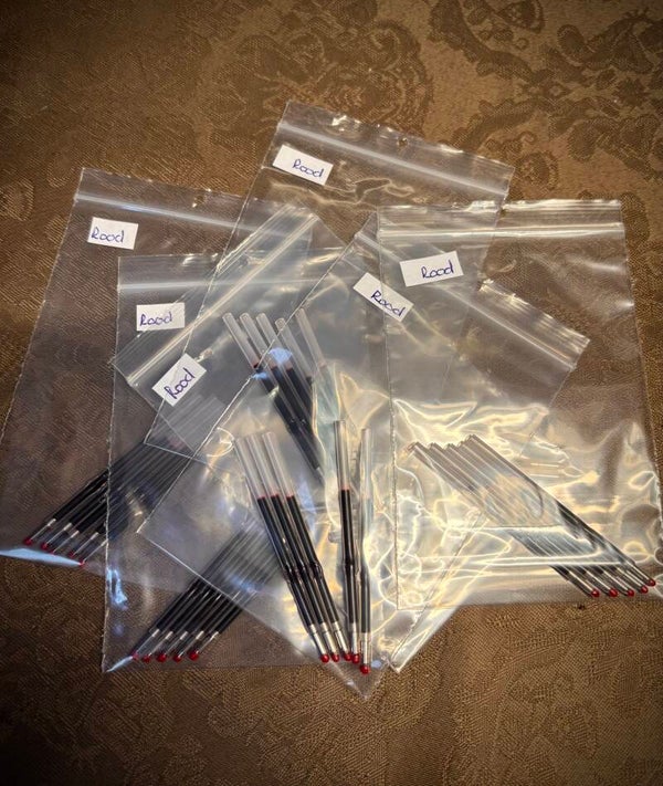 5st pen vulling ROOD