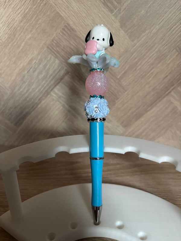 Luxe Pacha Blauw met bloem