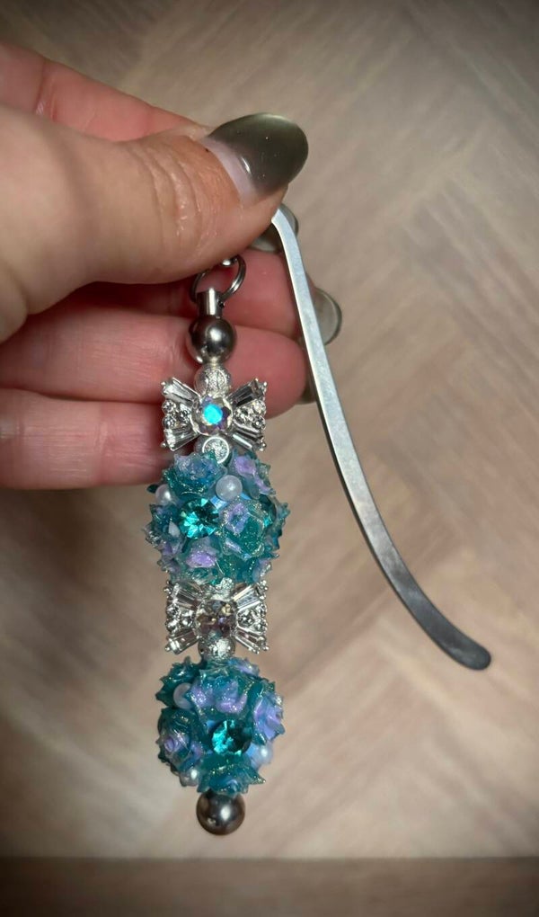 Luxe Strik en bloemen boekenlegger