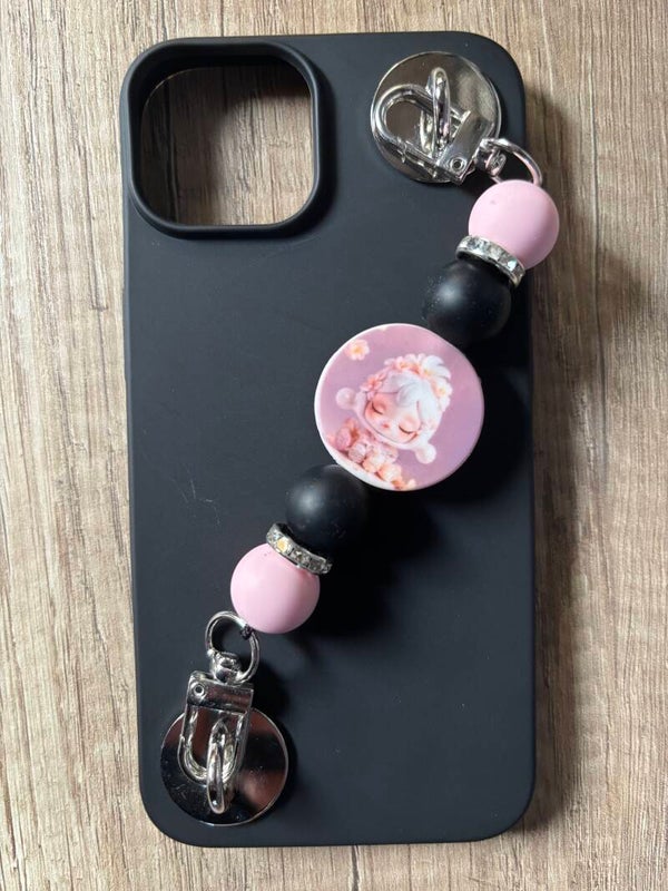 #6 Phone houder ongv. 13cm (Zilver)