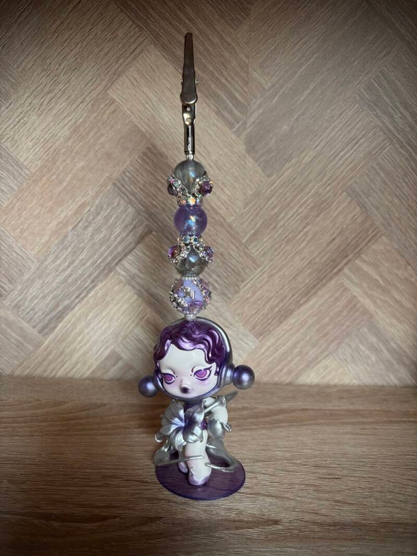 Sp paars zilver kaarthouder