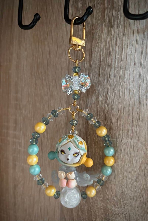 Premium SP Teal hanger met LUXE strik