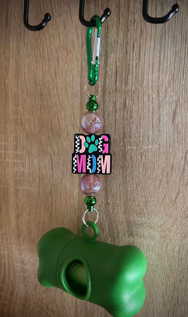 Kakzakjes DOGMOM groen/roos