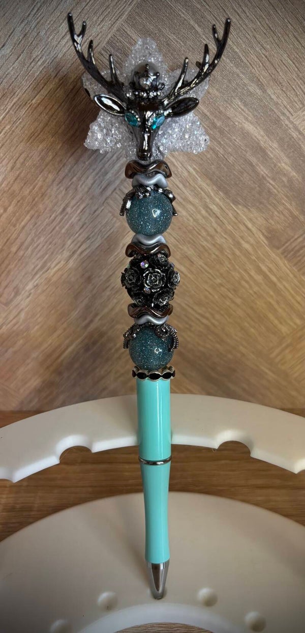 LUXE Hert appelblauw