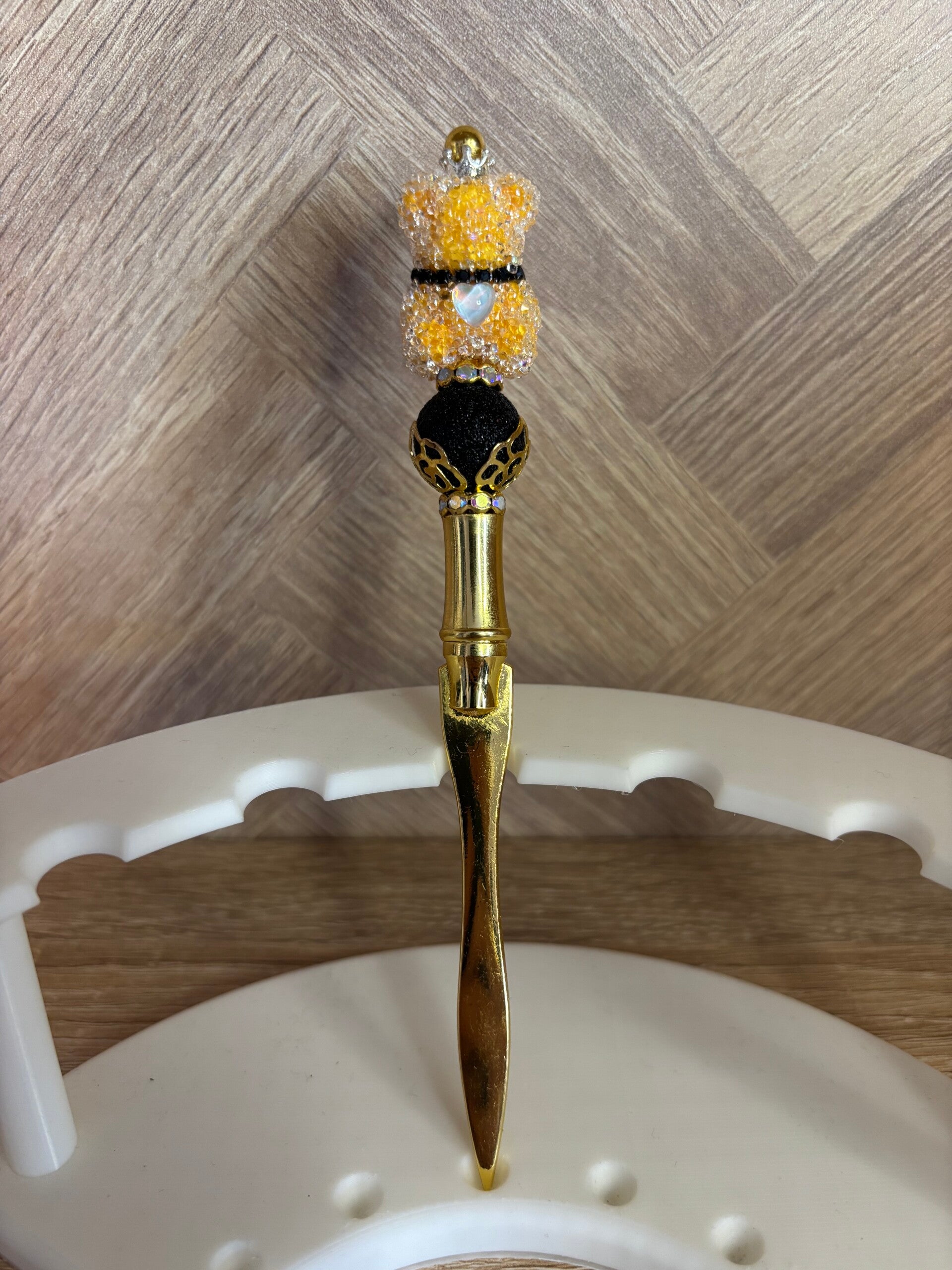Suikerbeer briefopener Goudkleurig