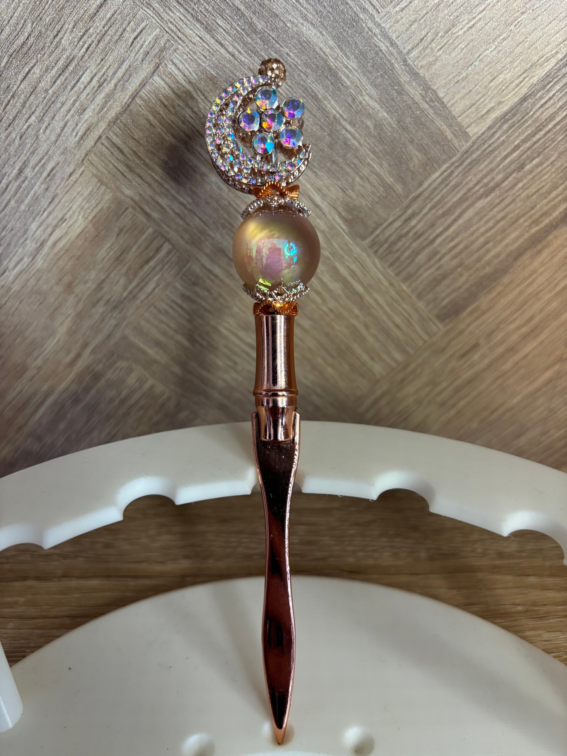 Fancy maan briefopener Rosegold